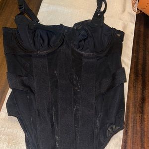 NWOT cute black bodysuit